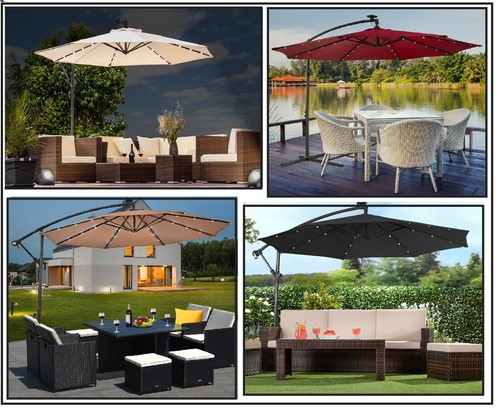 Ombrellone giardino led - da,